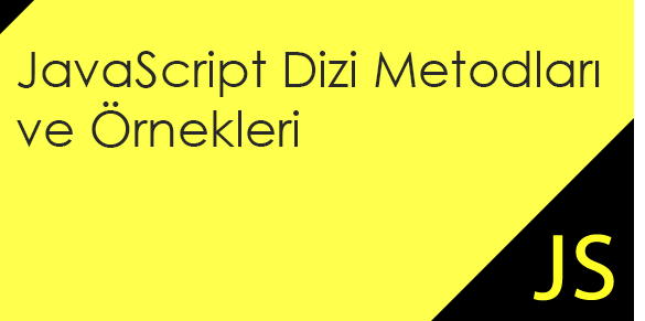 JavaScript Dizi Fonksiyonları